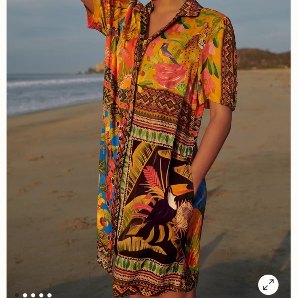 Anthropologie Farm Rio Grazia Mini Dress